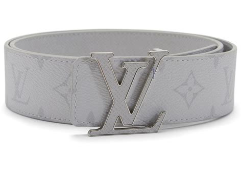 louis vuitton belt grey and white|white Louis Vuitton belt men's.